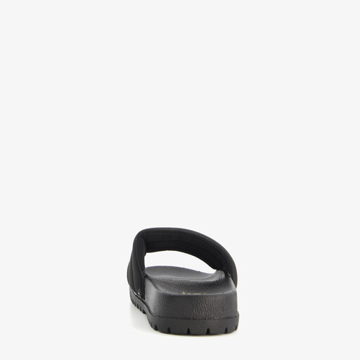 Dames badslippers zwart