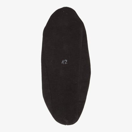 Leren heren Spaanse sloffen zwart