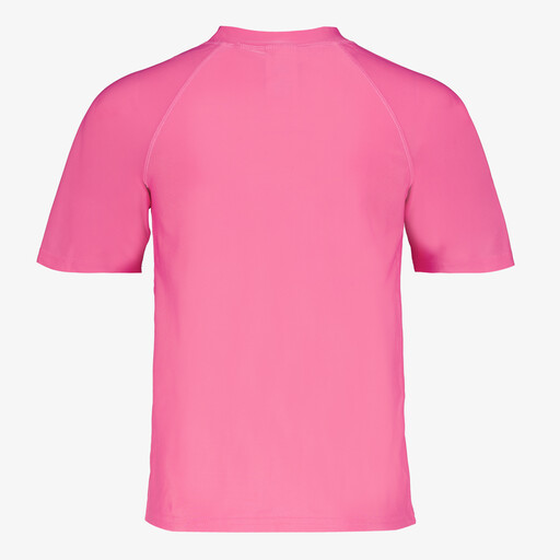 Meisjes UV zwemshirt met korte mouwen roze