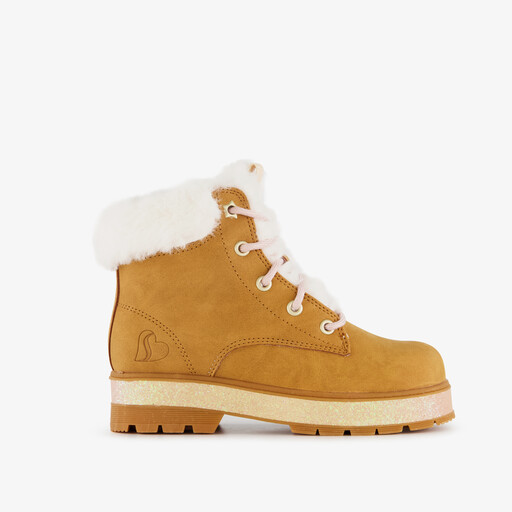 Meisjes Street Glitz boots beige