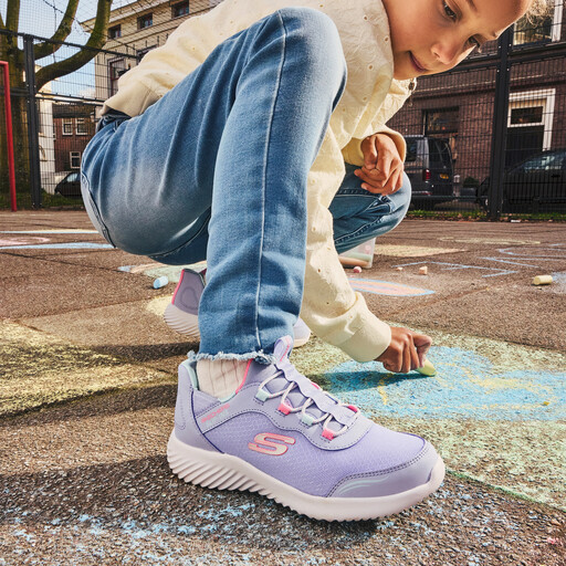 Slip-ins Bounder meisjes sneakers paars