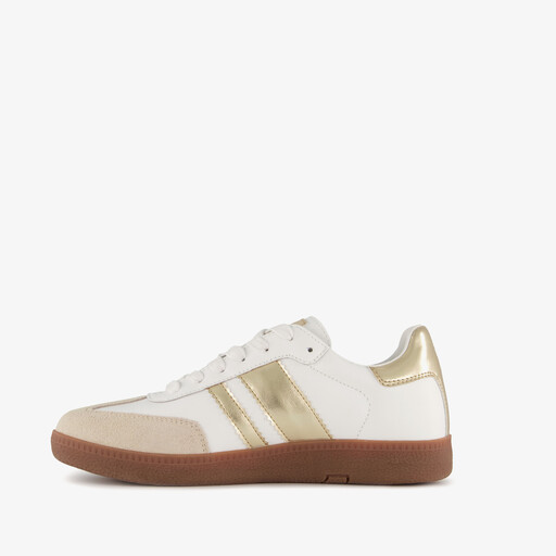 XX By metallic dames sneakers wit goud