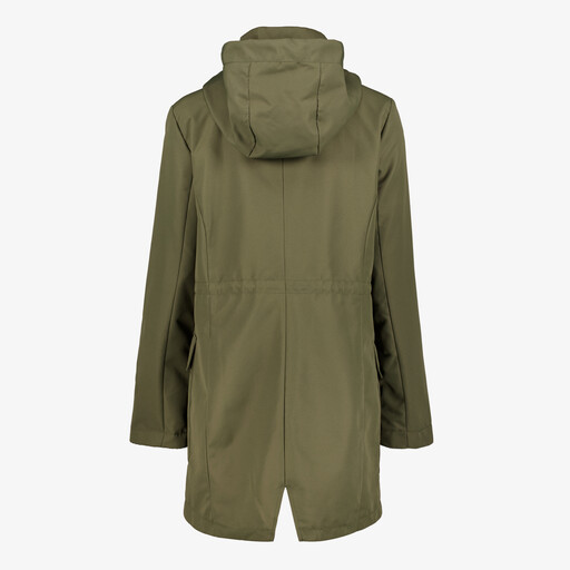 Dames parka jas donkergroen