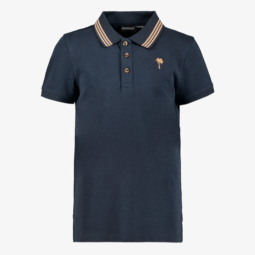 Jongens polo donkerblauw