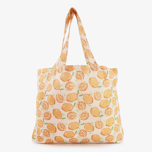 Dames shopper met citroenen