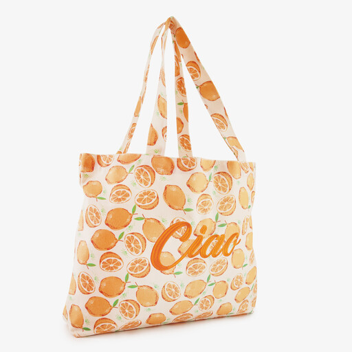 Dames shopper met citroenen