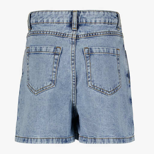 Meisjes denim skort blauw