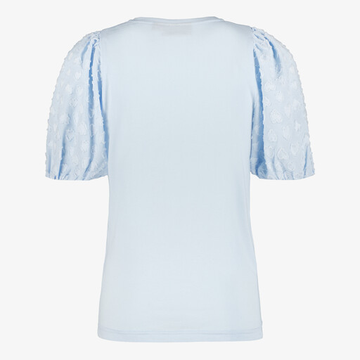 Meisjes T-shirt met hartjes pofmouwen