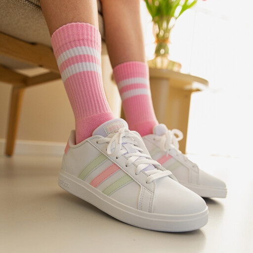 Grand Court 2.0 meisjes sneakers wit