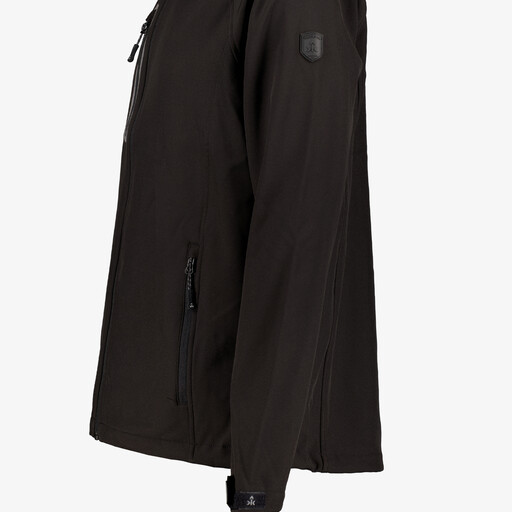 Heren softshell jas zwart