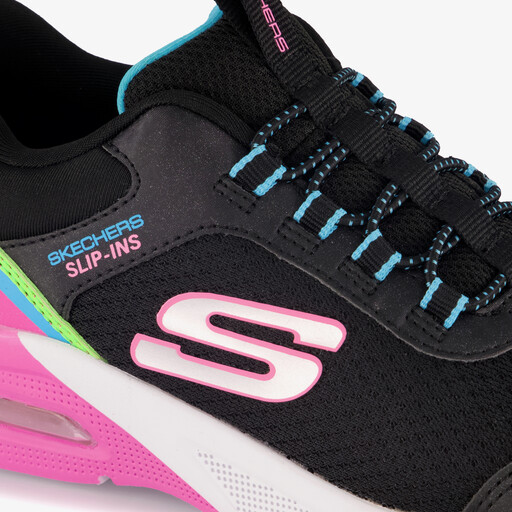 Slip-ins: Microspec Max meisjes sneakers zwart roze