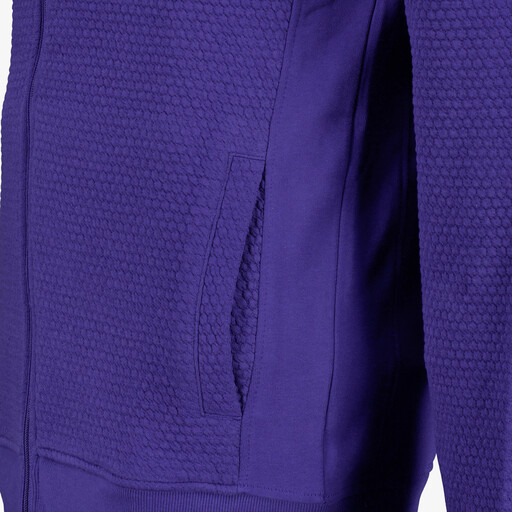 Heren vest met structuur blauw