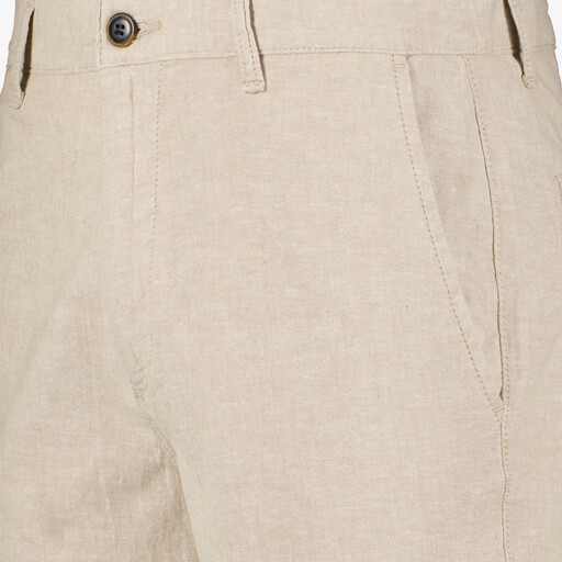 Chino heren short beige