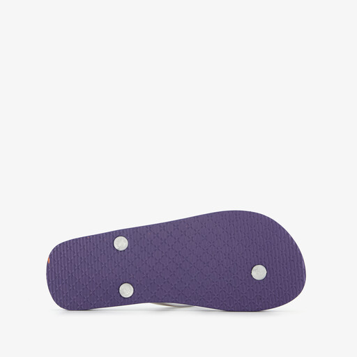 Dames teenslippers met print blauw