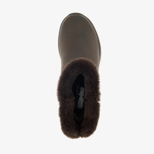 Slip-Ins On The Go gevoerde dames boots bruin