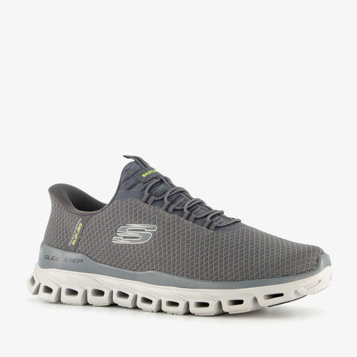 Slip-ins: Glide-Step heren sneakers grijs
