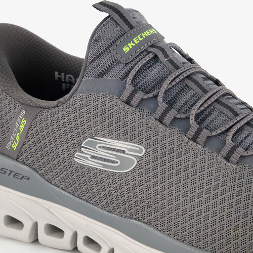 Slip-ins: Glide-Step heren sneakers grijs