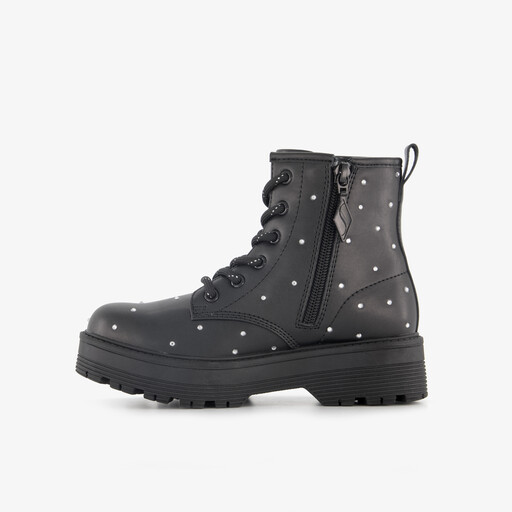 SKECHERS Gravlen Hi meisjes veterboots zwart