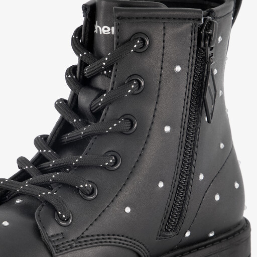 SKECHERS Gravlen Hi meisjes veterboots zwart