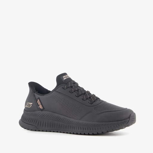 Slip-ins: BOBS Squad 4 dames sneakers zwart