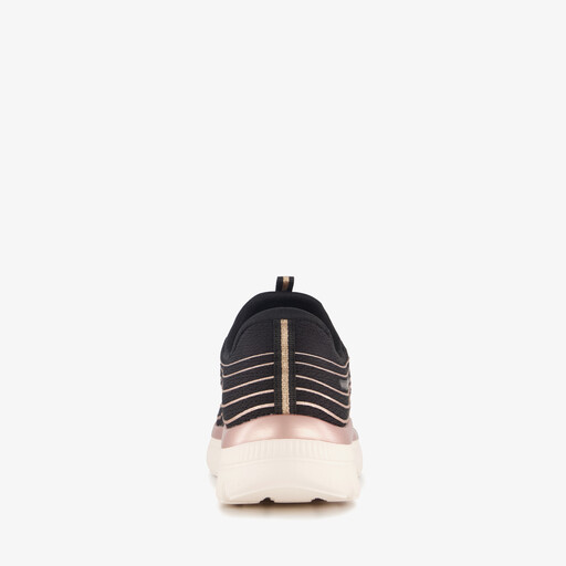 Slip-ins: Summits Plus dames sneakers zwart roze