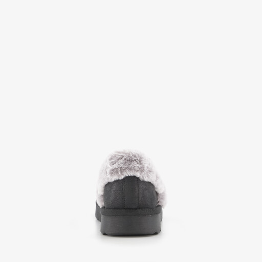 Cozy Up gevoerde dames pantoffels zwart