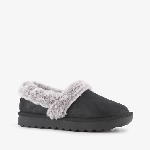 Cozy Up gevoerde dames pantoffels zwart