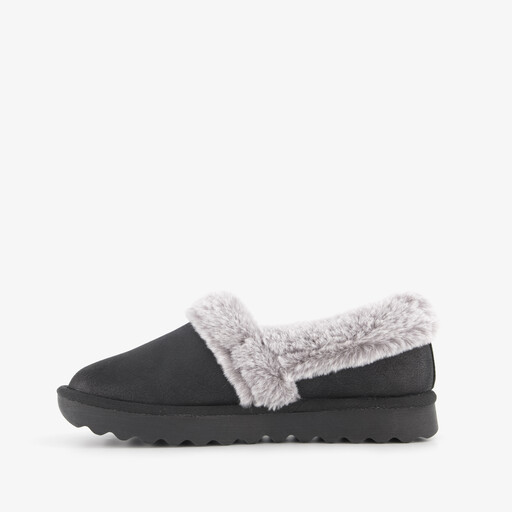 Cozy Up gevoerde dames pantoffels zwart