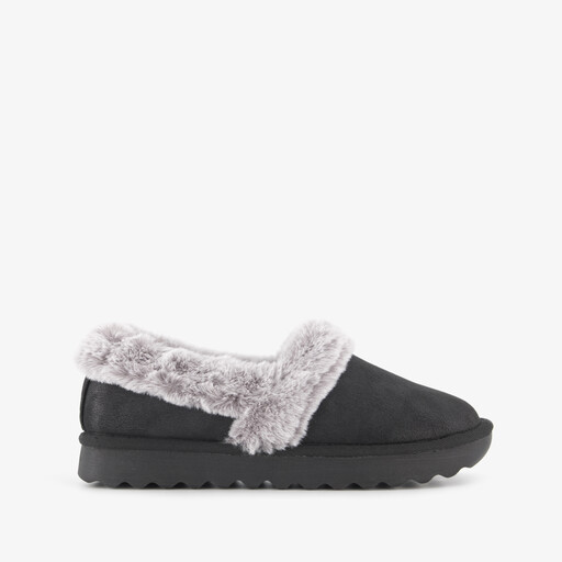 Cozy Up gevoerde dames pantoffels zwart