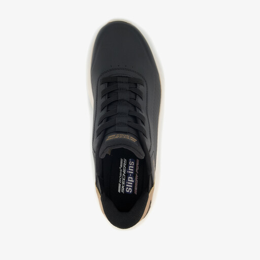 Slip-ins: BOBS Sport Squad heren sneakers zwart goud