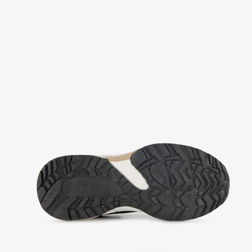 Meisjes sneakers met panterprint details zwart bruin
