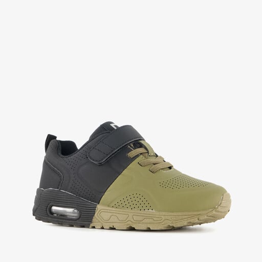 Jongens sneakers met airzool zwart groen
