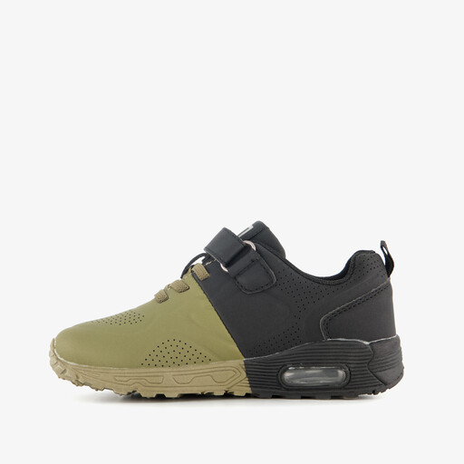 Jongens sneakers met airzool zwart groen