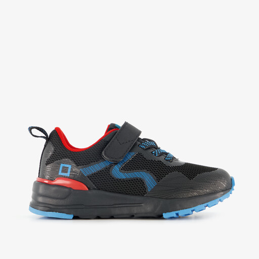 Jongens sneakers zwart blauw