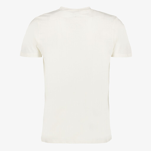 Heren T-shirt met opdruk wit