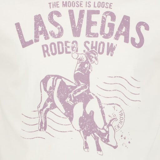 Heren T-shirt met opdruk wit