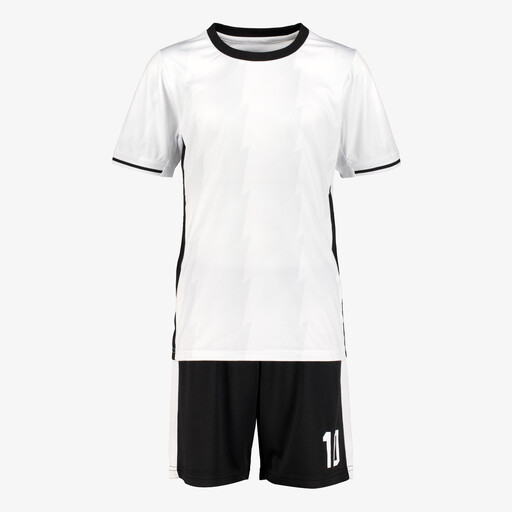 Tweedelige kinder sport set wit zwart