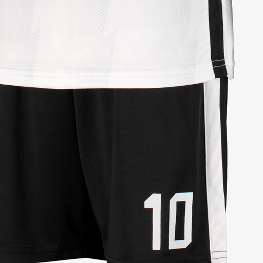 Tweedelige kinder sport set wit zwart