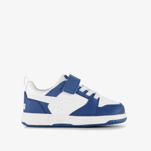 Rebound V6 LO jongens sneakers wit blauw