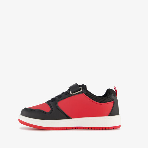 Jongens sneakers rood zwart