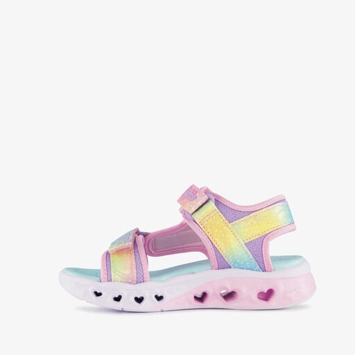 Meisjes sandalen met lichtjes pastel