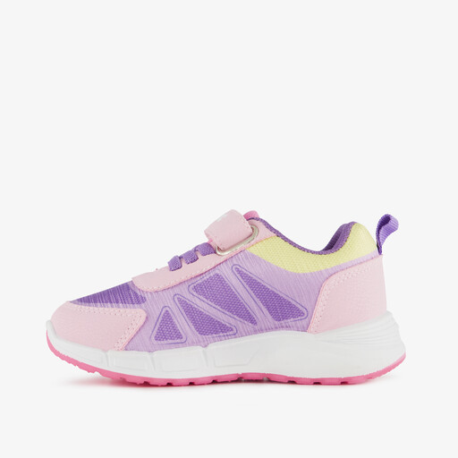 Meisjes sneakers met lichtjes in pastelkleuren