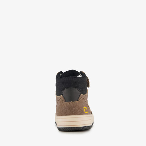 Hoge jongens sneakers bruin