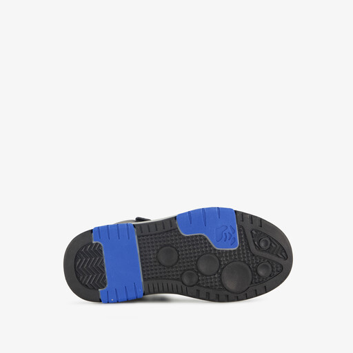 Hoge jongens sneakers grijs blauw