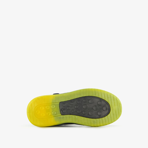 Hoge jongens sneakers met lichtjes zwart geel