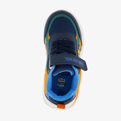 Jongens sneakers met lichtjes blauw oranje