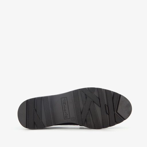 Dames loafers met panterprint details zwart