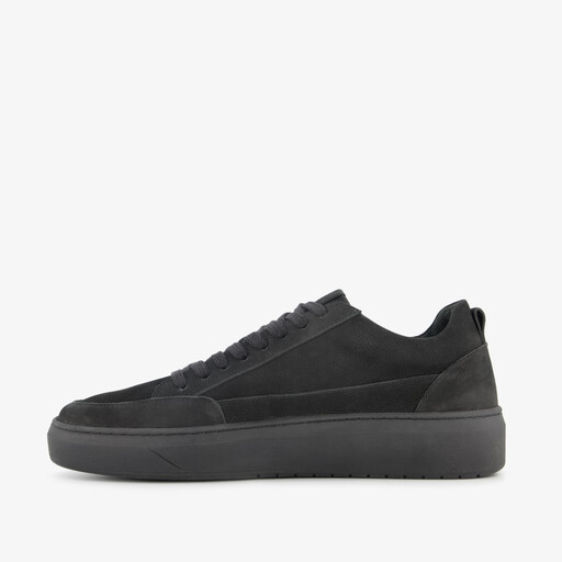 Leren heren sneakers zwart