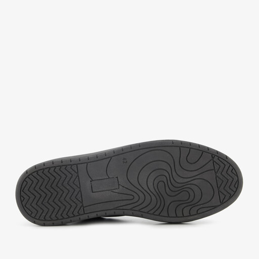Leren heren sneakers zwart