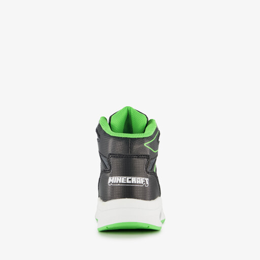 Hoge jongens sneakers met airzool zwart groen